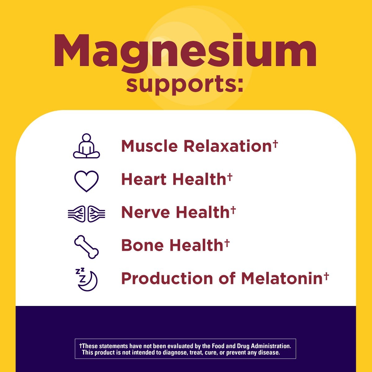 Nature Made Magnesium + Ashwagandha Capsules, Stress Relief + Sleep Support-60ct