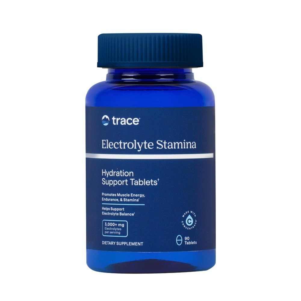Electrolyte Stamina Tablets – 90 Count | Ionic Trace Minerals, Potassium, Muscle