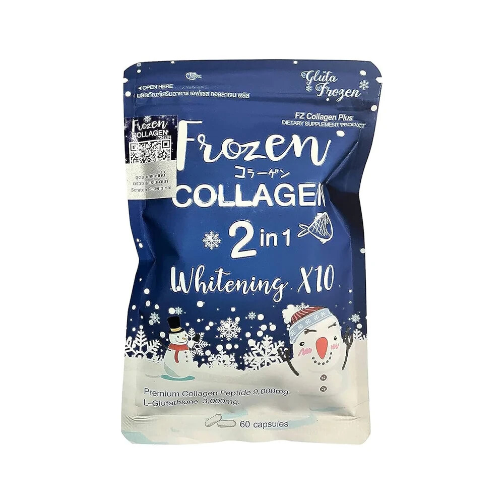 FROZEN COLLAGEN 2in1 Whitening 60capsules Authentic! US Seller