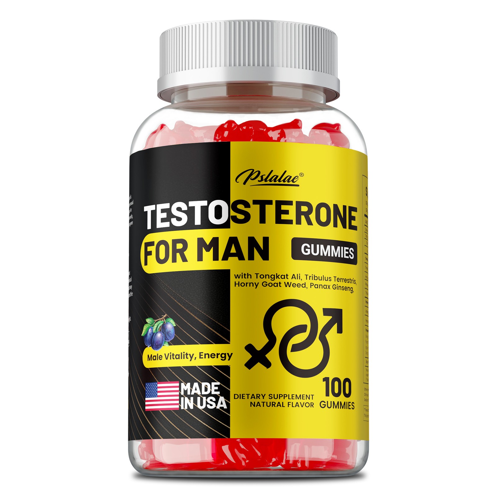 Testosterone for Man 100pcs – Libido Support, Muscle Recovery After Exercise