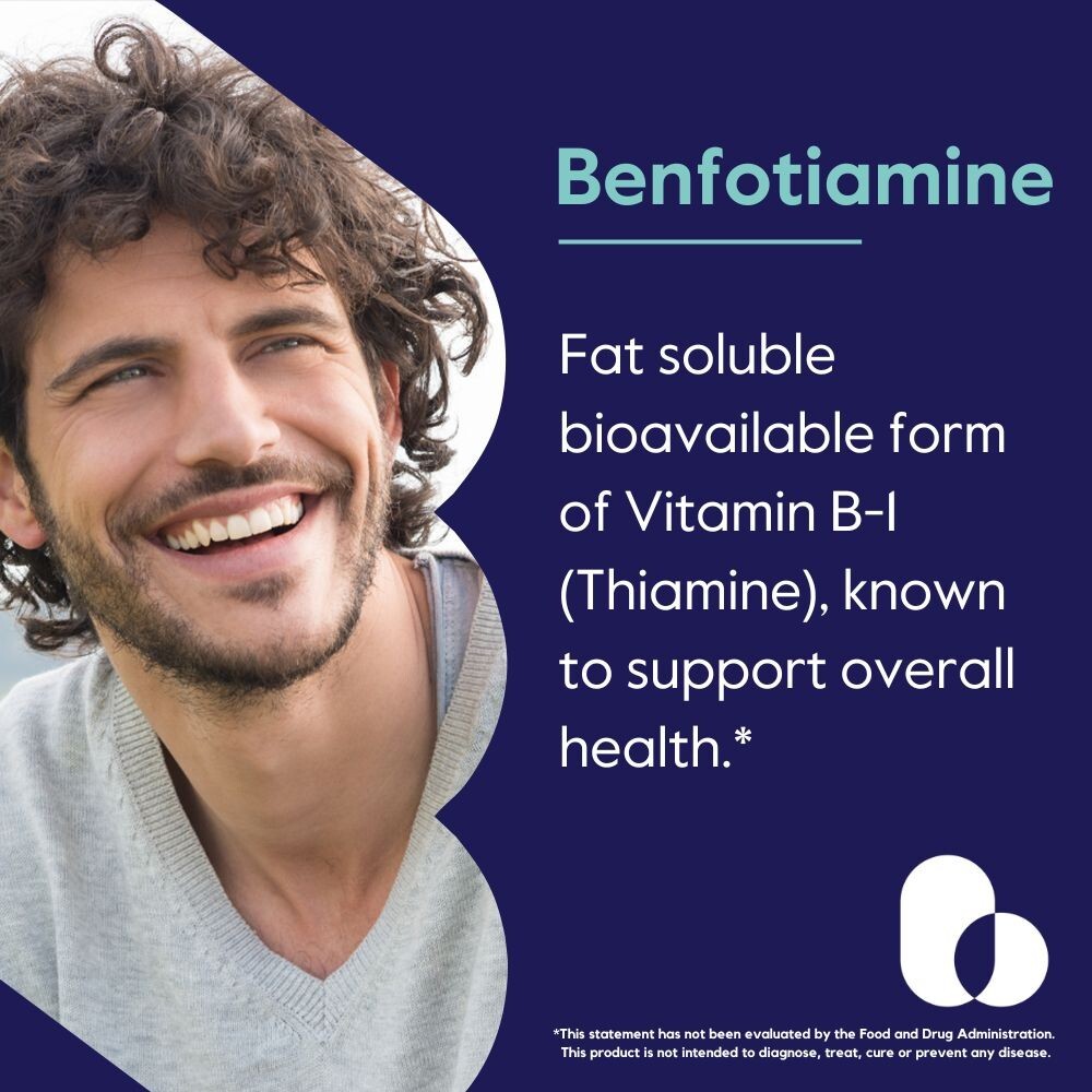 Benfotiamine 150mg (120 Vegetarian Capsules)-No Stearates-No Silicon Dioxide