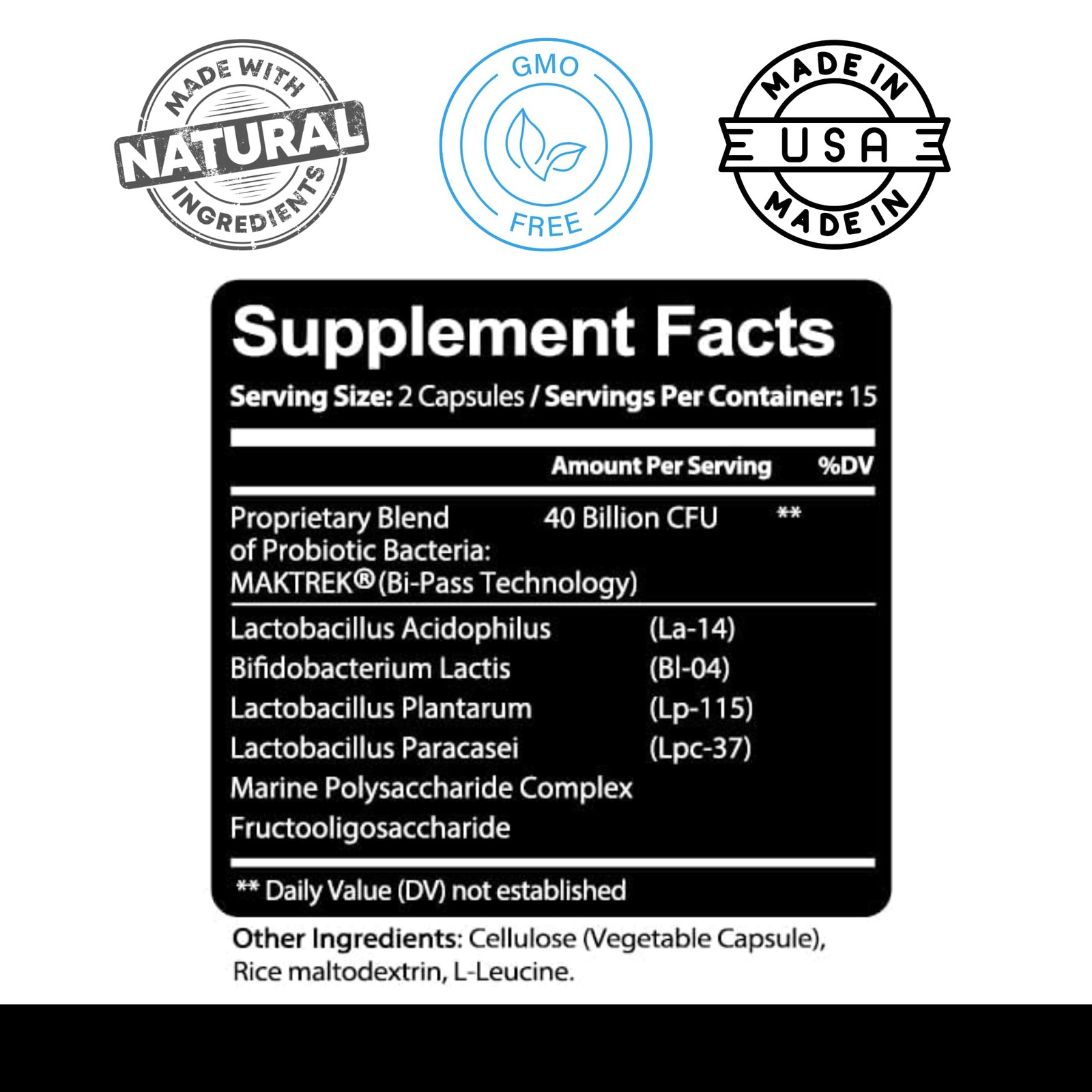 Probiotic 40 Billion CFU – Probiotics for Women, Probiotics for Men and Adult…