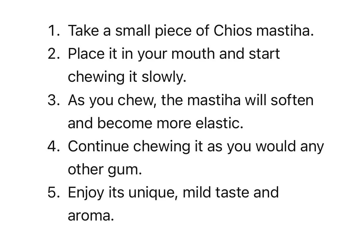100% Pure Mastic Gum – Chios Mastiha Medium Tears 25g (0.88oz) Pack