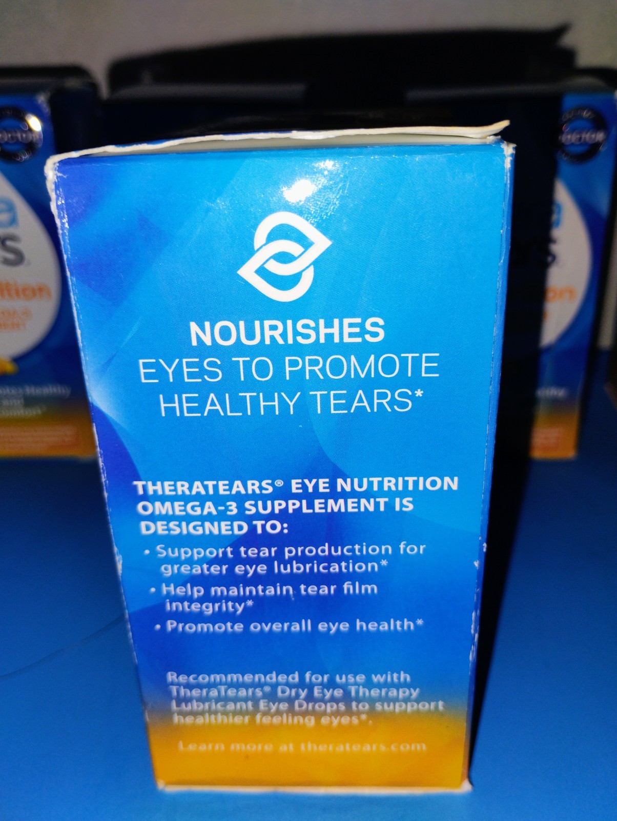5 Box Thera Tears Eye Nutrition Dry Relief Soft Gels 90 Ea Supplement TheraTears