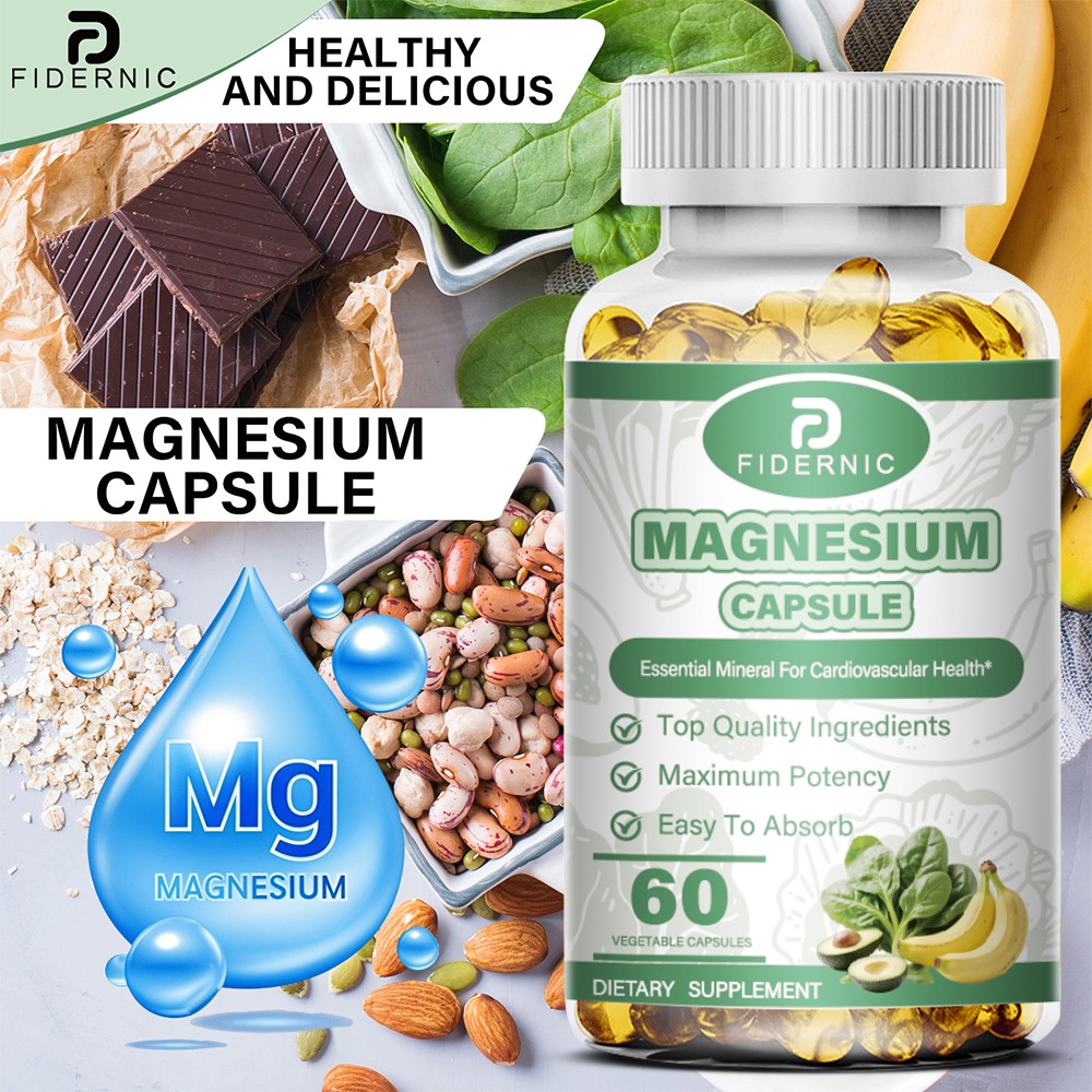 Magnesium capsules Easy To Absorb,Improved Sleep,Cardiovascular Health