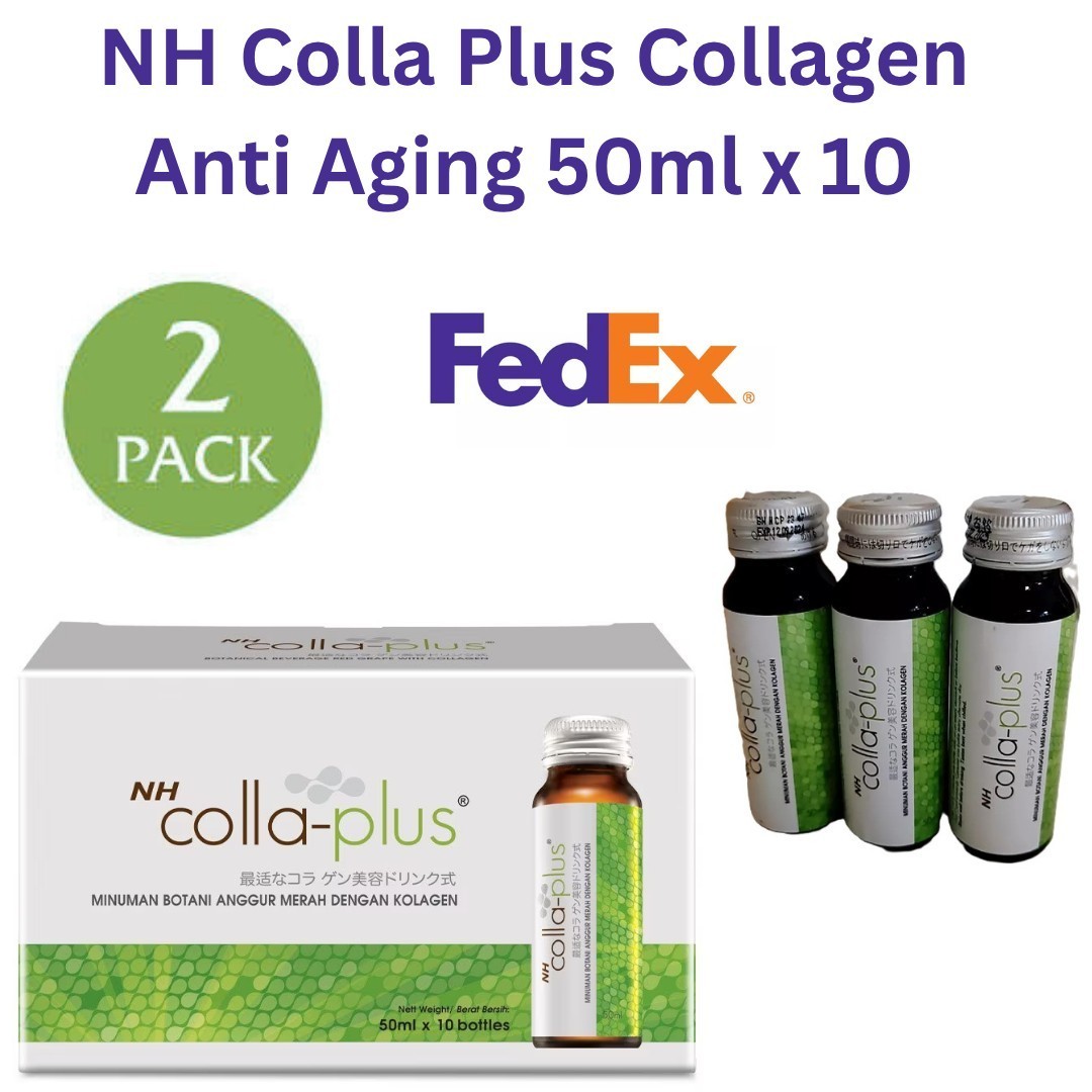 NH Colla Plus Collagen 5000mg Anti Aging Supplements 50ml x 10 Bottles – 2 Packs