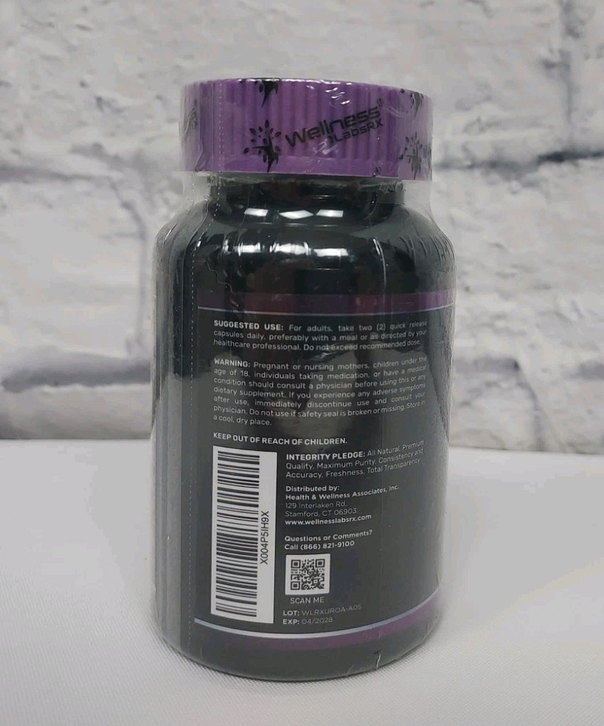 Urolithin A Supplement 120 Caps, 1,000mg – Advanced Urolithin A, Exp: 4/2028