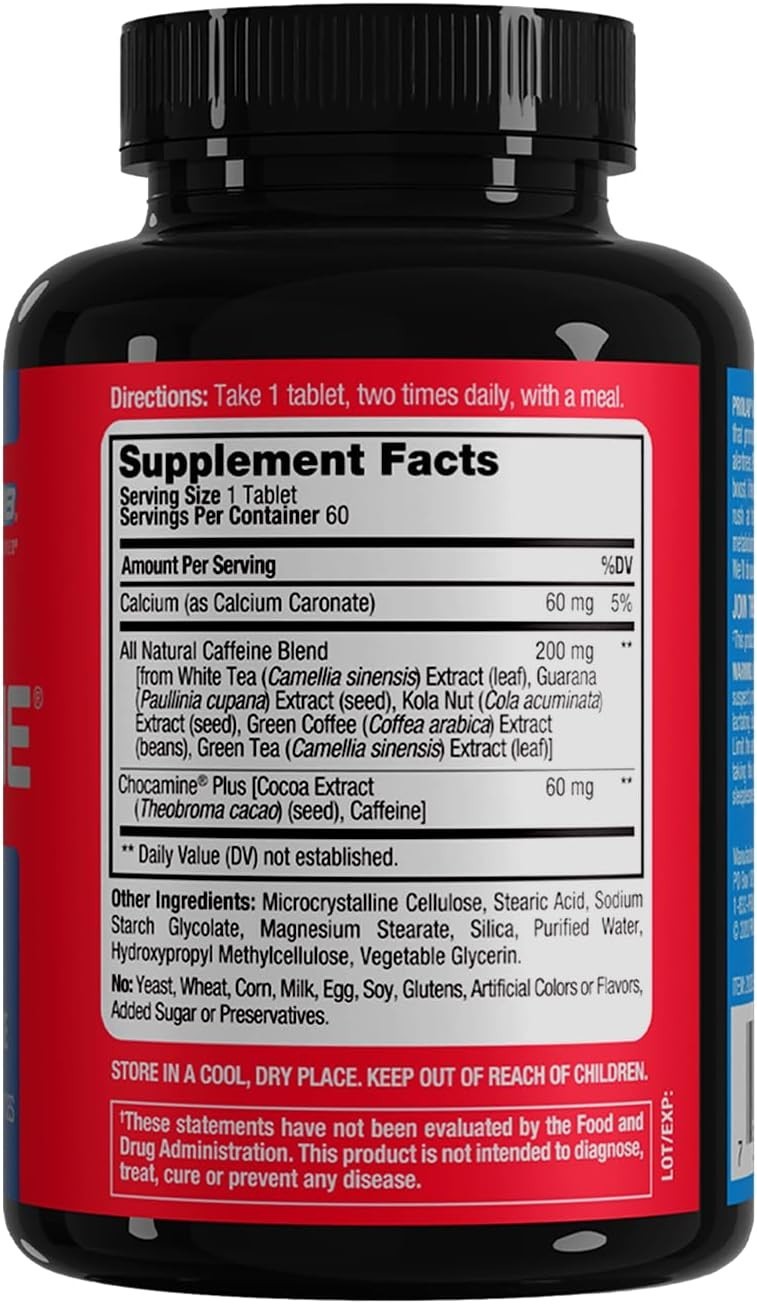 Prolab Advanced Caffeine Tablets, 60-Count