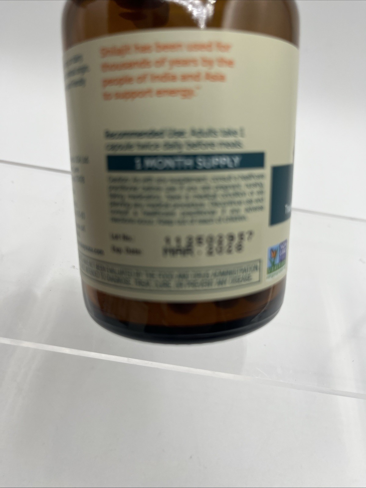 Himalaya Herbals Shilajit 60 Vegan caps. Support Energy NEW SEALED, Exp 3/2028