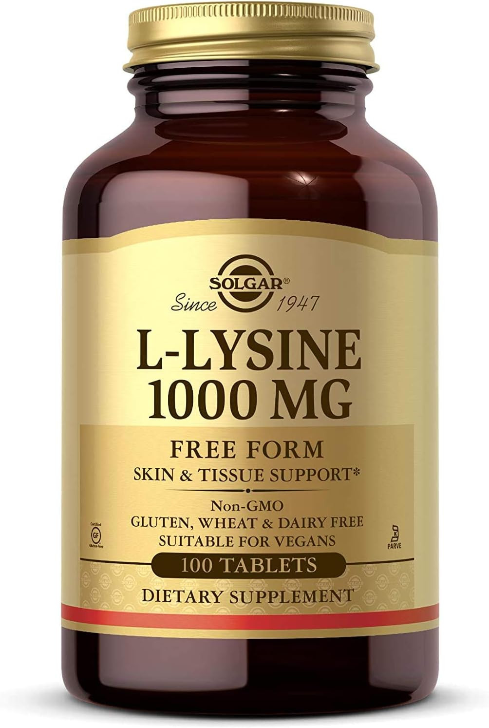 L-Lysine 1000 Mg, 100 Tablets – Enhanced Absorption and Assimilation – Promotes