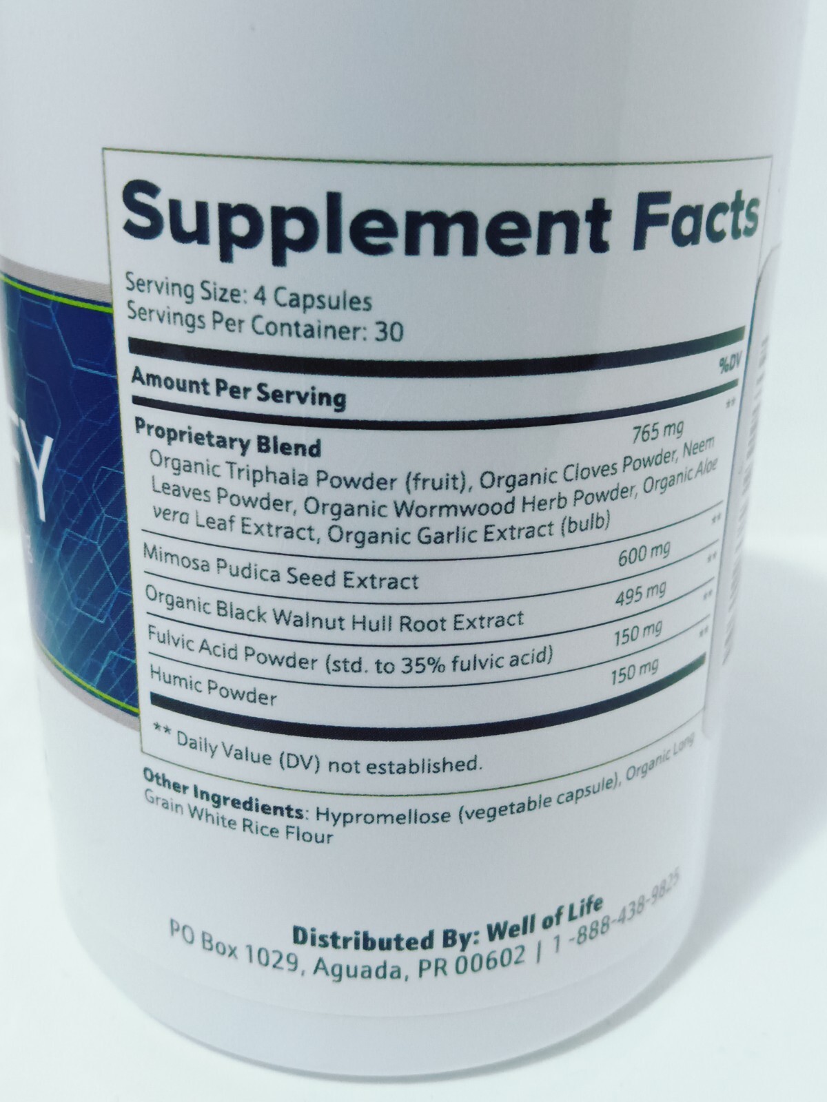 WELL OF LIFE ParaPurify | 120 Vegetarian Capsules:Free Shipping New.exp:02/2027