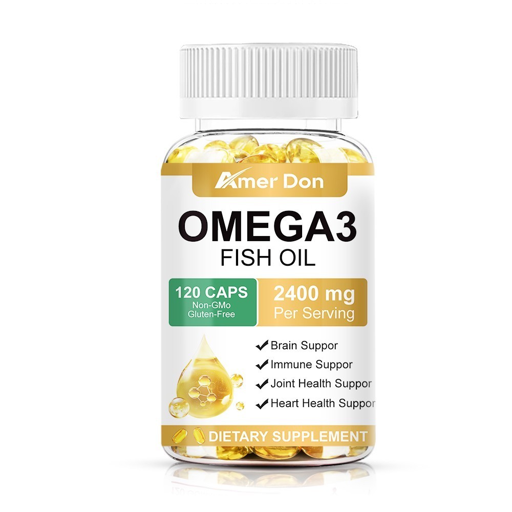 Omega 3 Fish Oil Supplements 2400 mg – Triple Strength Omega3 – EPA & DHA