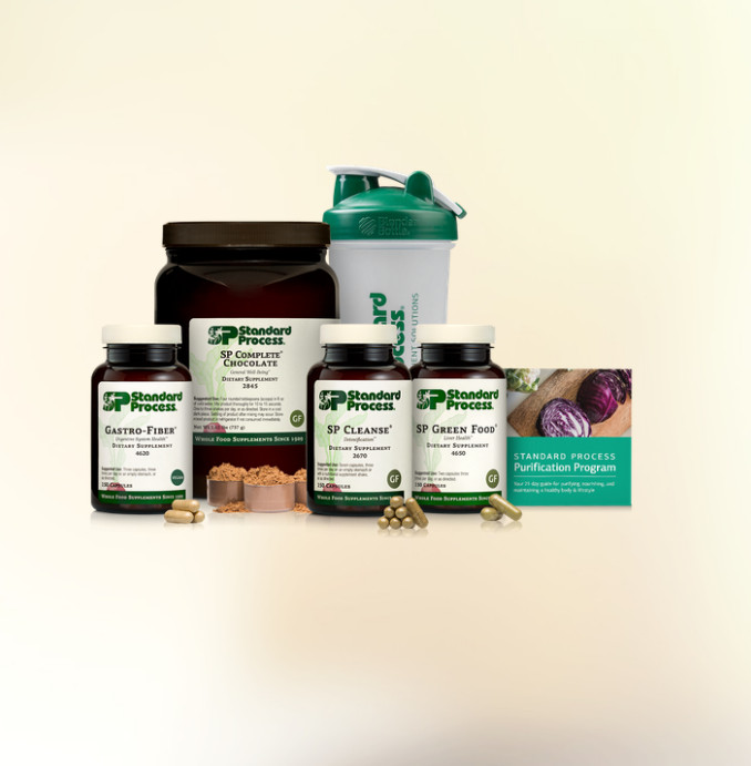 Standard Process Purification Kit with SP Complete Chocolate and Gastro-Fiber