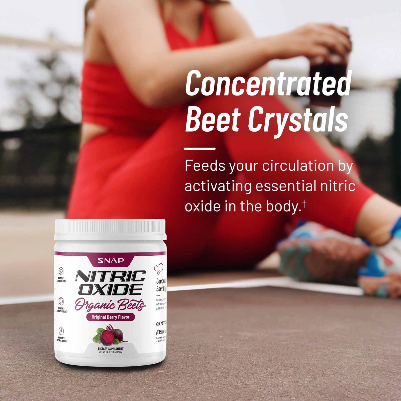 Original Organic Berry Beet Root Nitric Oxide Powder, Heart & Blood Pressure