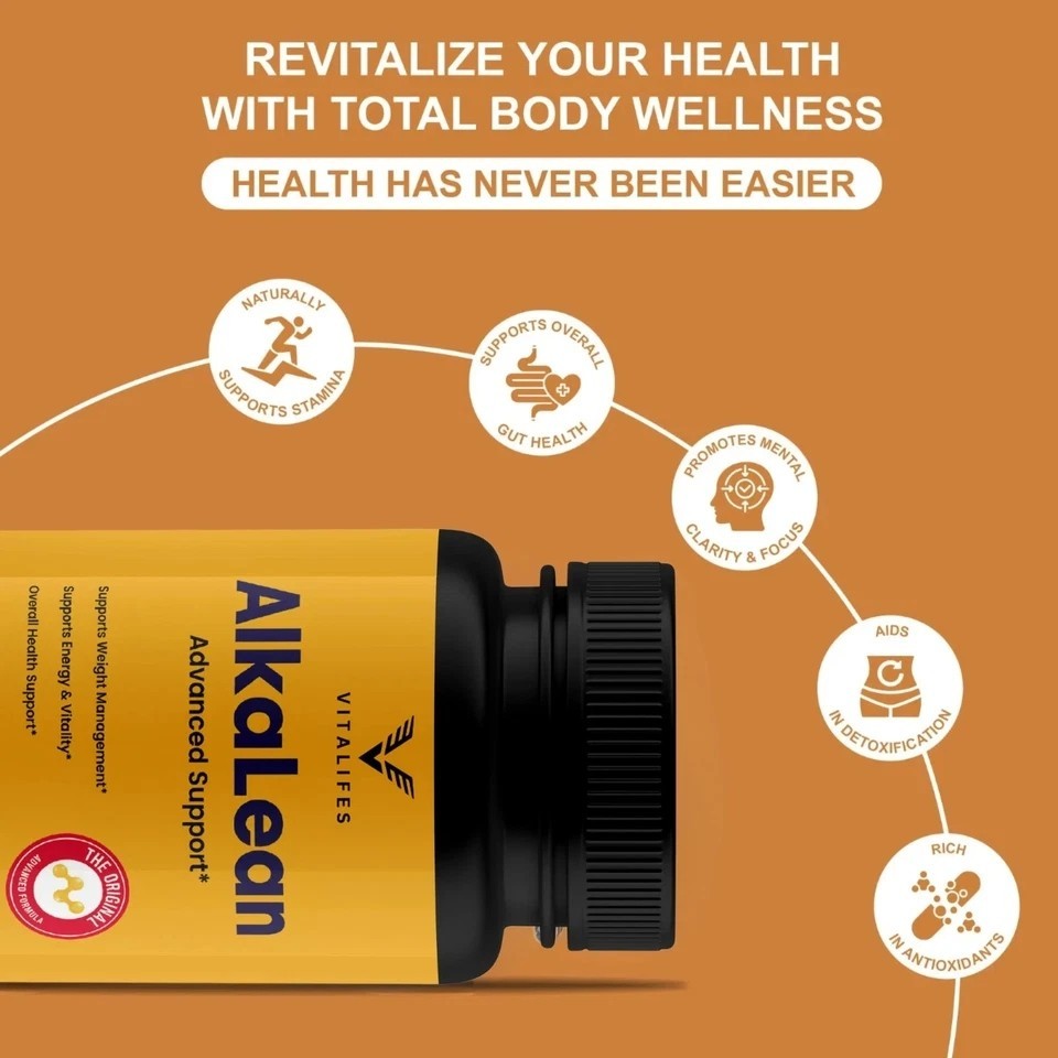 (5 pack) AlkaLean Weight Management Support, Alka Lean Advanced (300 Capsules)