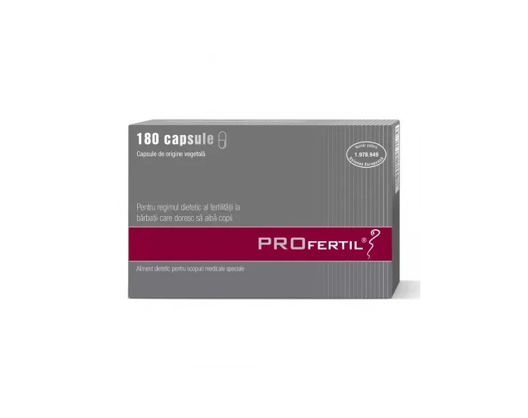 PROFERTIL 180 Capsules Fertility Reproduction Food Supplement For Men Minerals