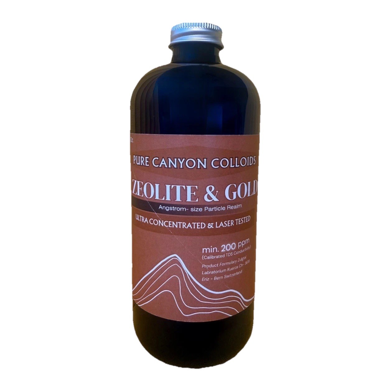 Colloidal Zeolite & Gold 16 Oz. 200 PPM Ultra Concentrated Liquid- FREE SHIPPING