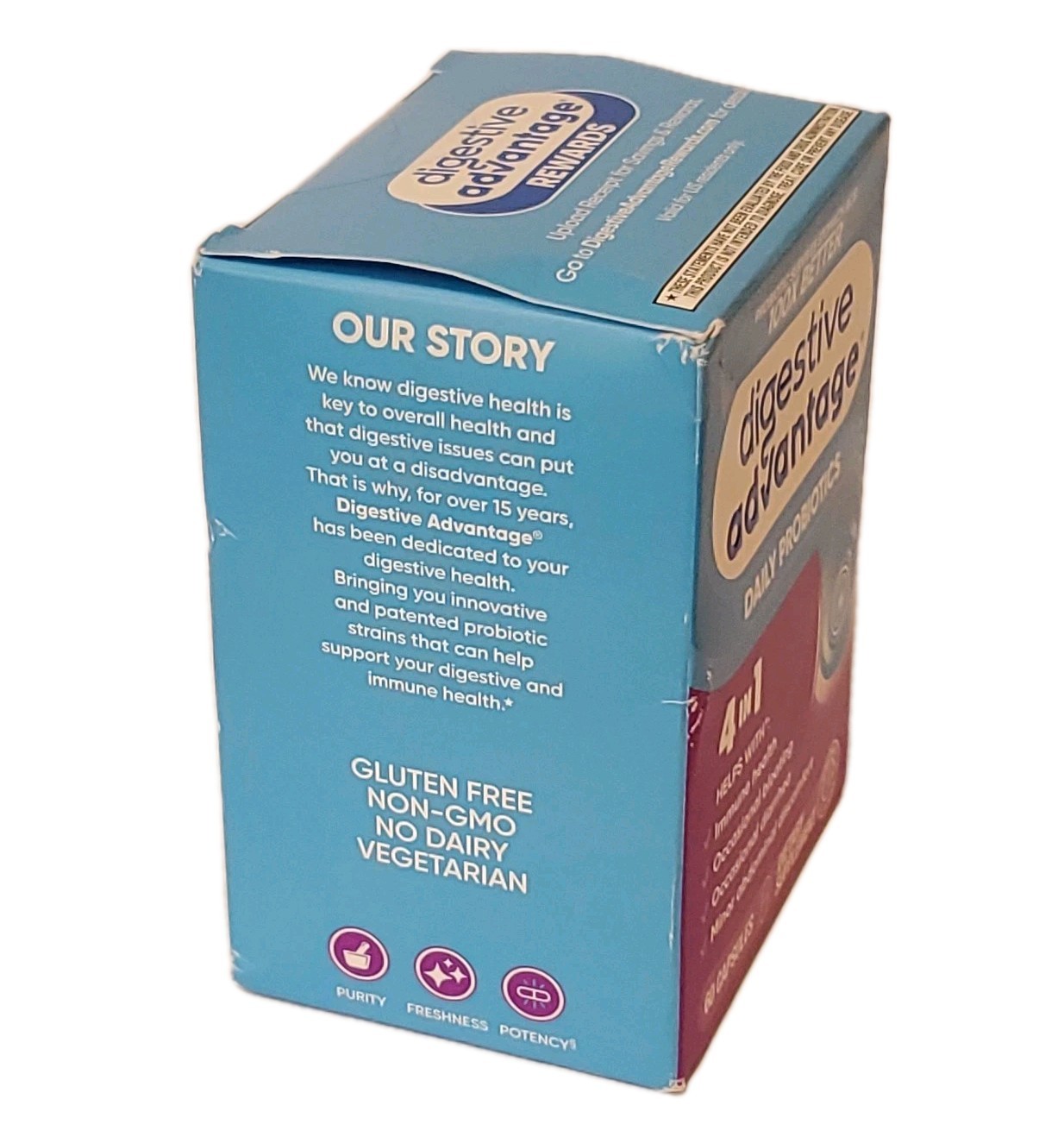 Digestive Advantage Daily Probiotics Immune Support & Gut Health 60 Capsule 1/27