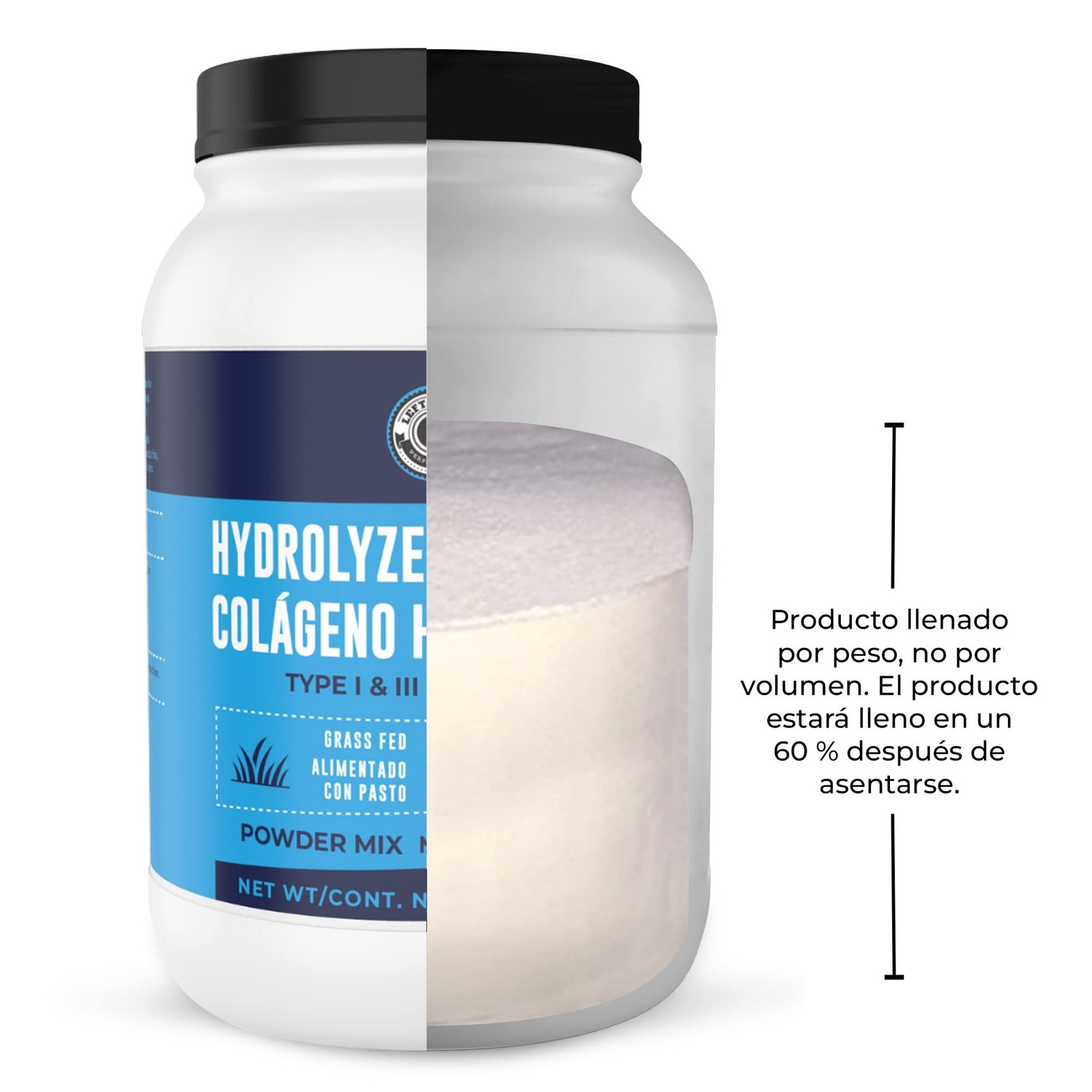 2lb Colageno Hidrolizado En Polvo Para Mujeres y Hombres – Péptidos de Cola