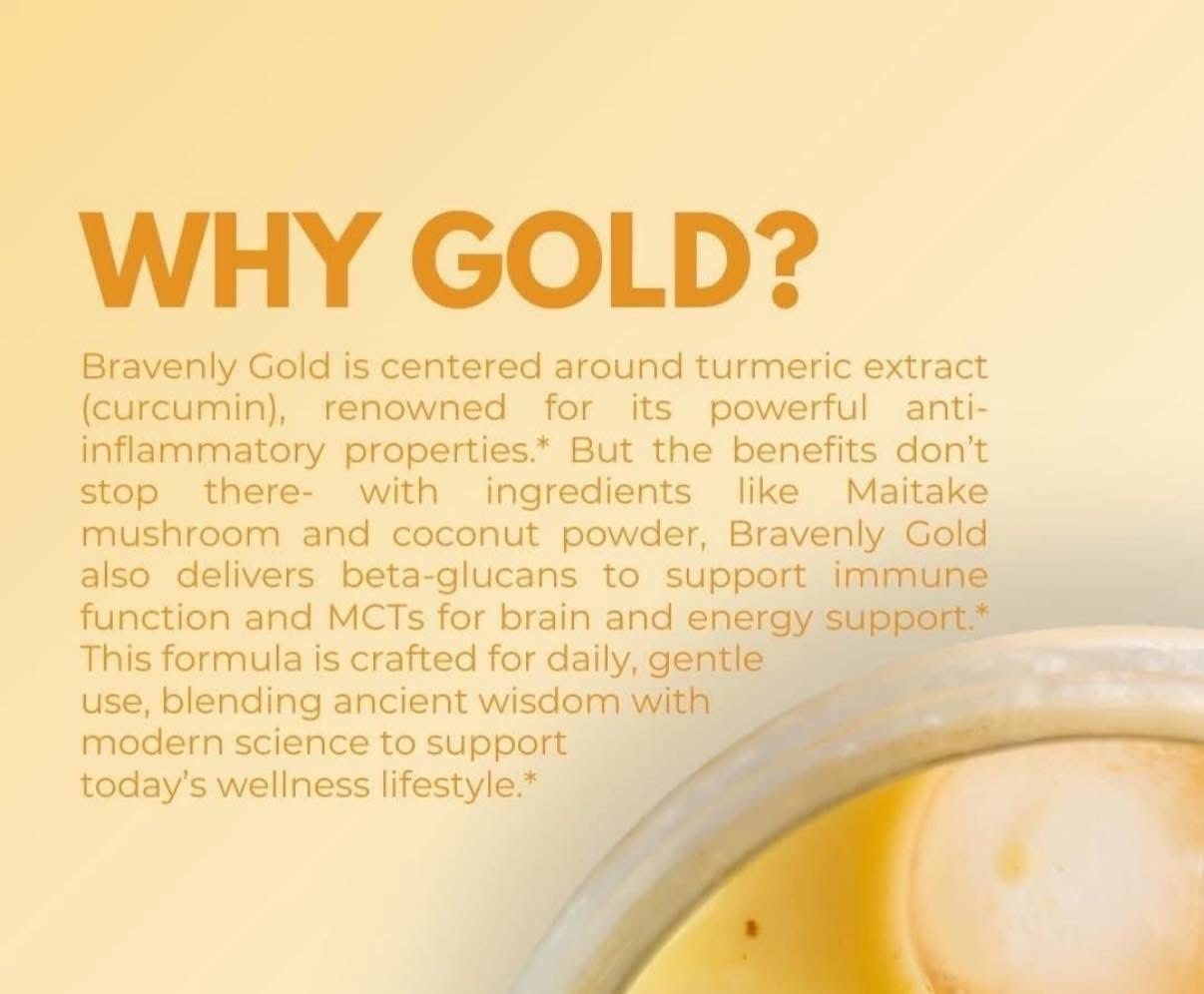 Bravenly Gold 60 Capsules – Exp 11/2027 with *BONUS IGNITE SAMPLES*