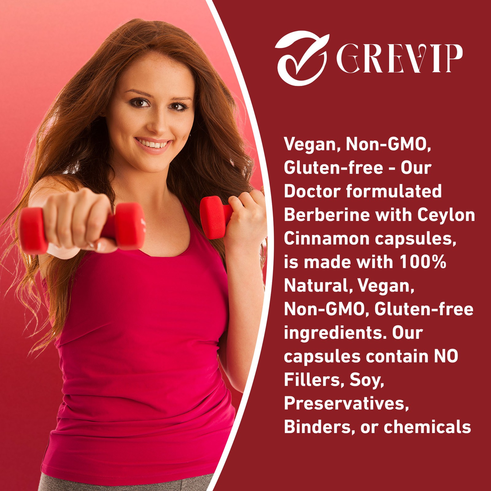 Berberine HCI+Ceylon Cinnamon 1200mg – Cardiovascular Health,Blood Sugar Support