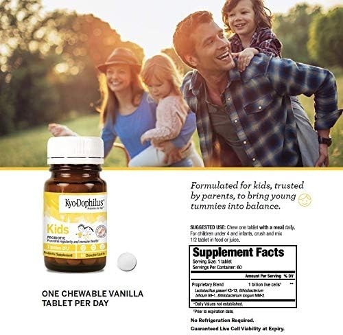 Kyolic Kyo-Dophilus Kids Probiotic 60 Chewable EXP 06/24