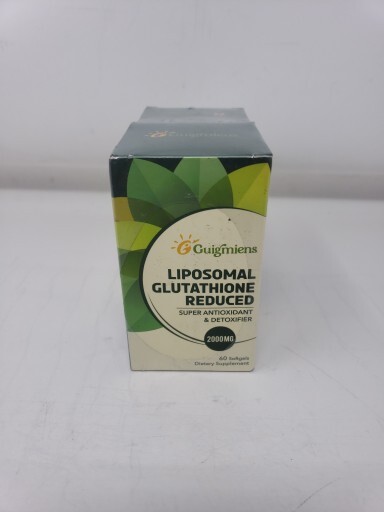 Guigmiens Liposomal Glutathione 2000 MG 60 Softgels 2ct Exp 1/10/2025