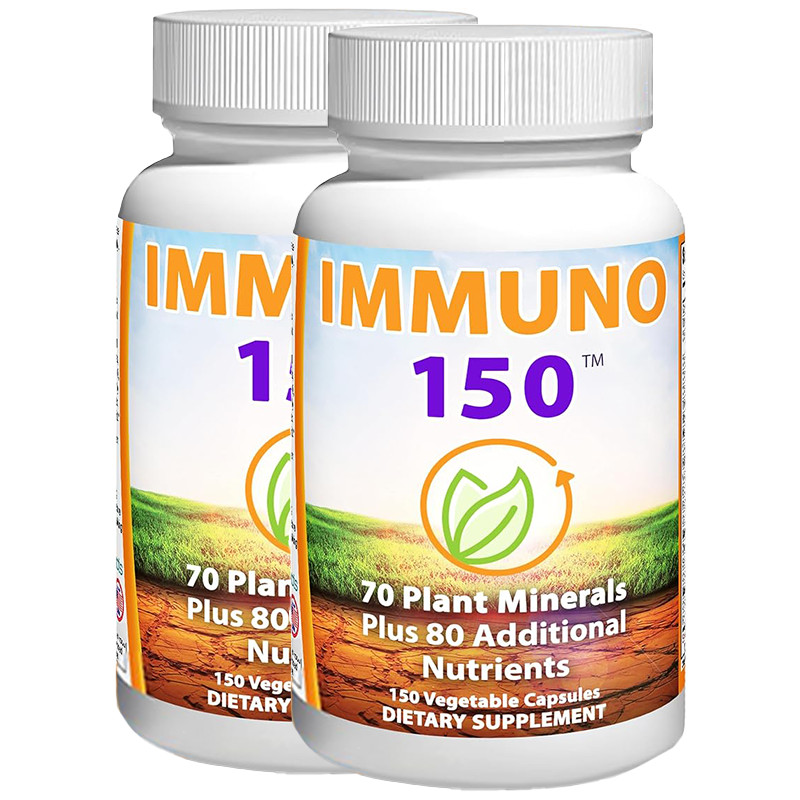 3 Pack Immuno 150, Immune Support Supplement, Packed with 70 Plant Minerals