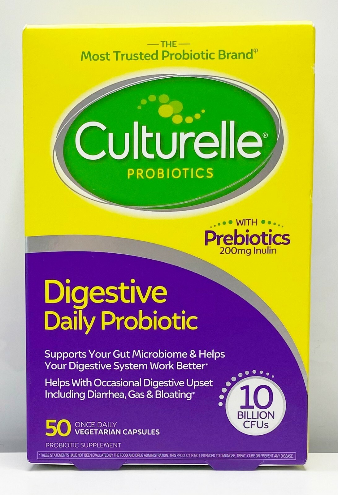 Culturelle 50 Capsules Probiotic Supplement for Digestion 9/2027