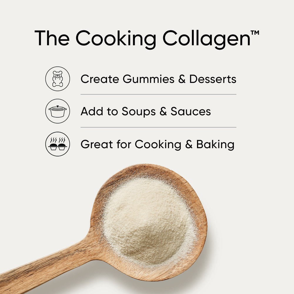 Keto Friendly Gelatin Collagen Cooking Powder – Sourced from Pasture Raised Cows