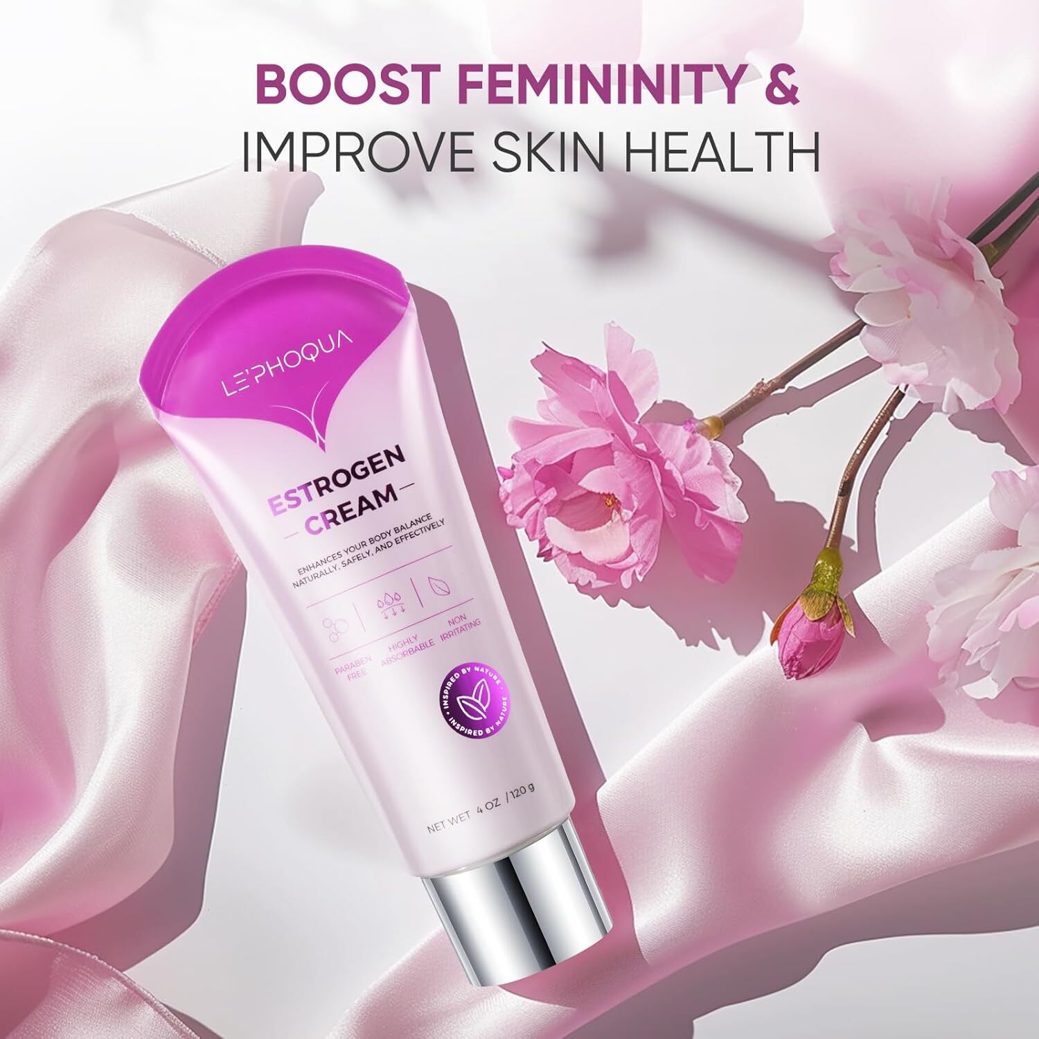 Estrogen Cream for Women Menopause Relief: Natural Bioidentical Estrogen Cream