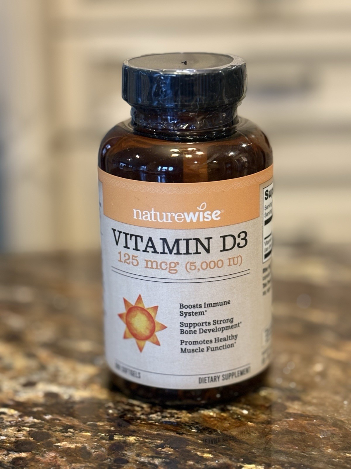 Naturewise Vitamin D3 5000 IU Softgels – 360 Count