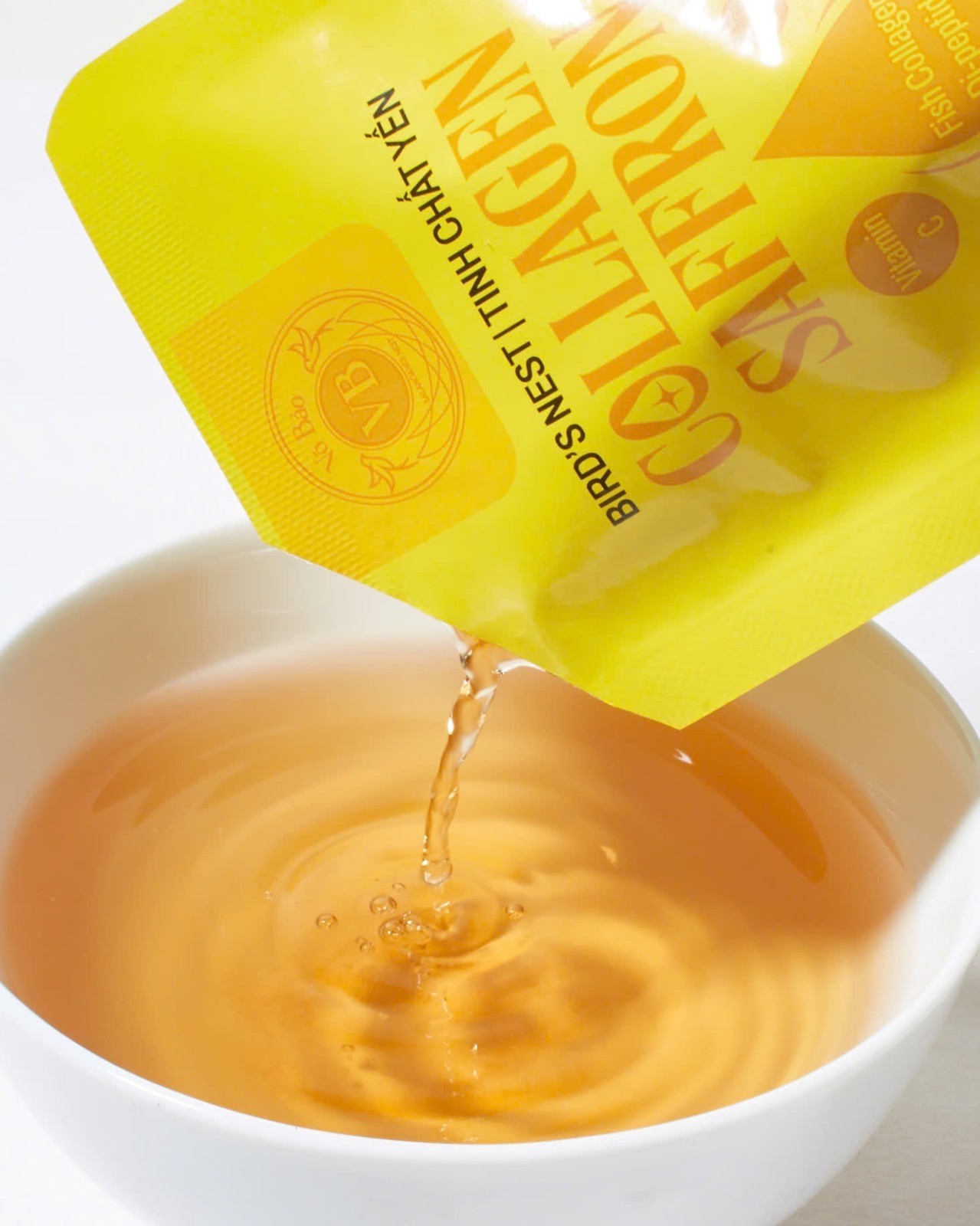 Collagen Saffron Essence Drink – Fish Di-Peptide 2500mg with Vitamin C, 30 Pcs