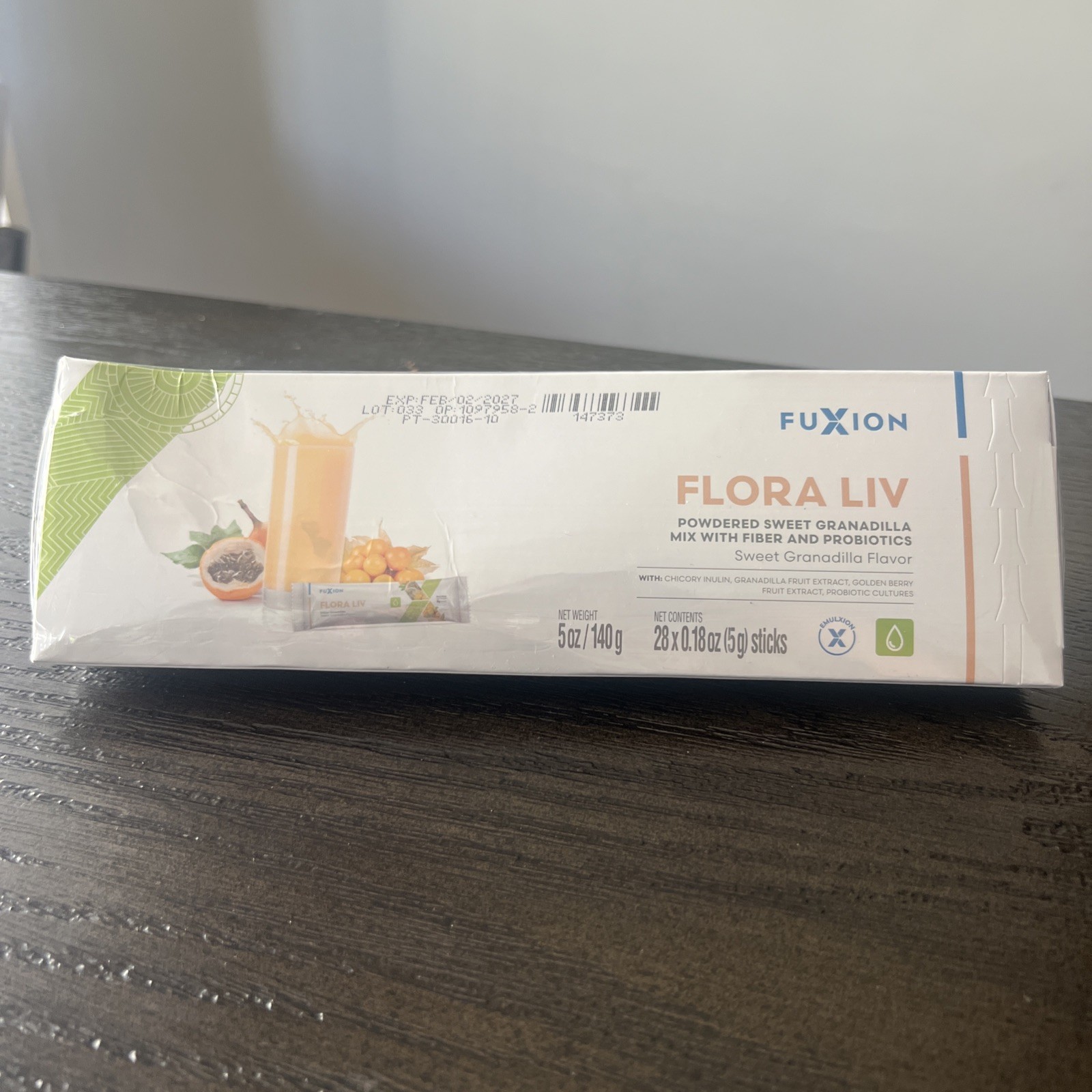 Fuxion Flora LIV Sweet Granadilla 28 Sticks Exp 2/2027 – New/Sealed!