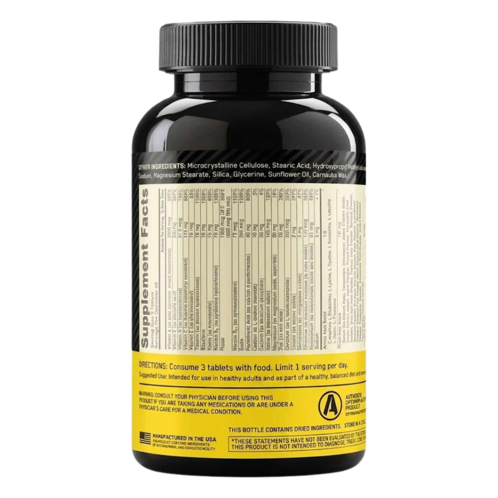 Optimum Nutrition Opti-Men Multivitamin 240 Tablets for Active Men New