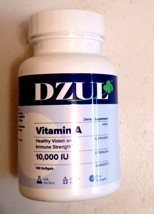 100 SOFTGELS VITAMIN A 10,000IU 3,000 mg EXP 03/2028