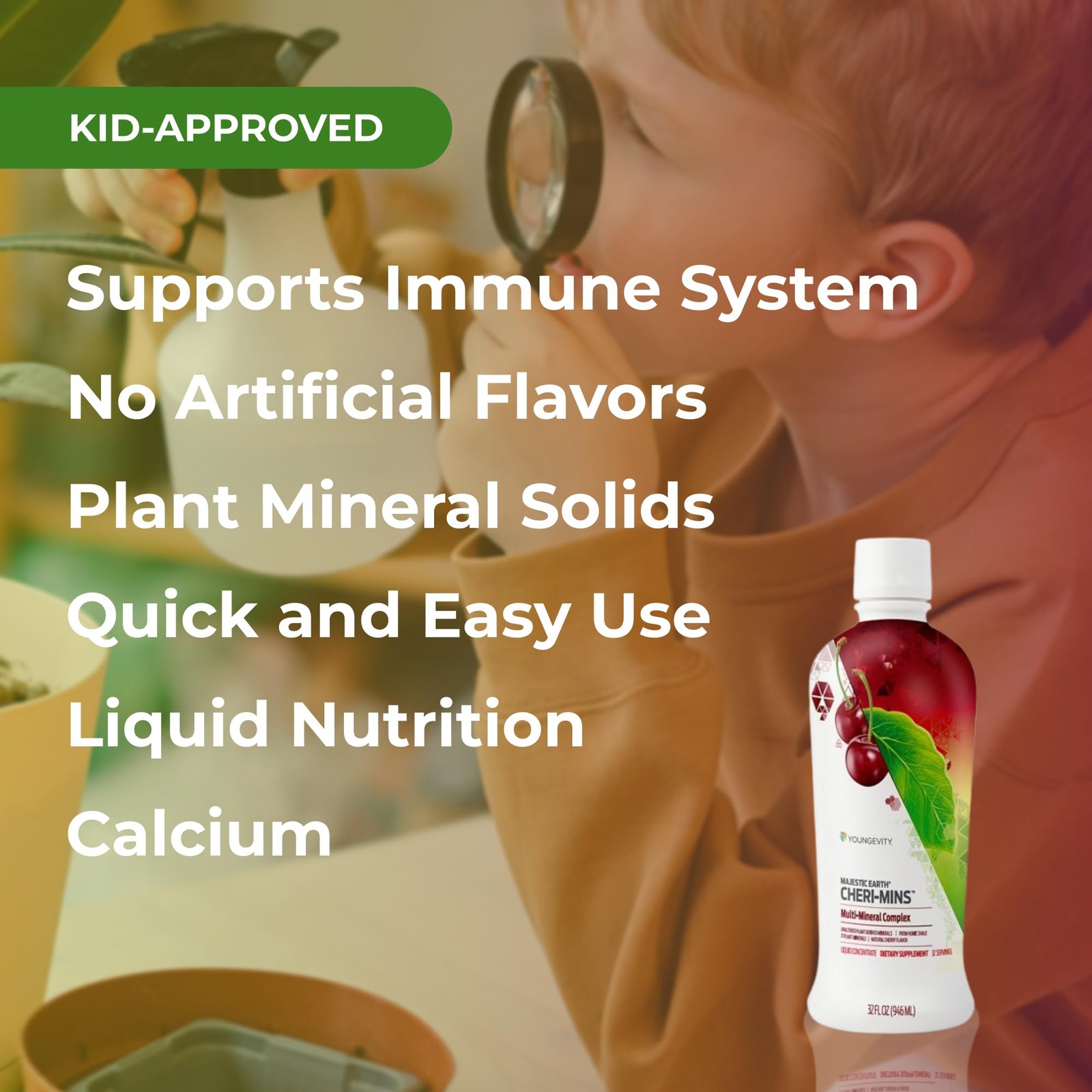 Youngevity CheriMins™ Plant Derived Liquid Minerals Great Tasting Formula 7…