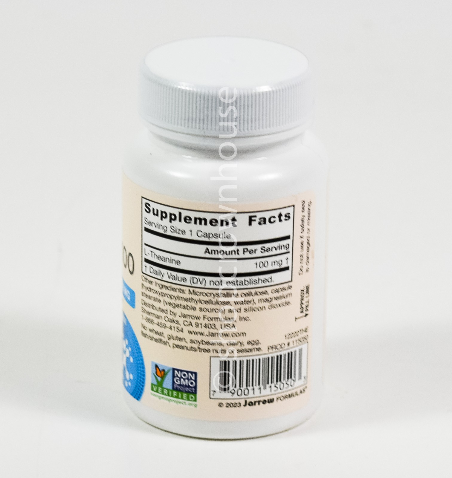 Jarrow Formulas vegan THEANINE 100 Amino Acid 60 veggie capsules 06/2028