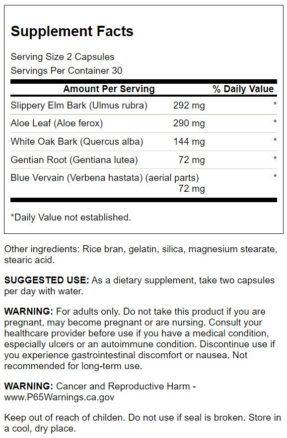 Swanson Colon Helper – Promotes Digestive Health using Vervain, Goldenseal