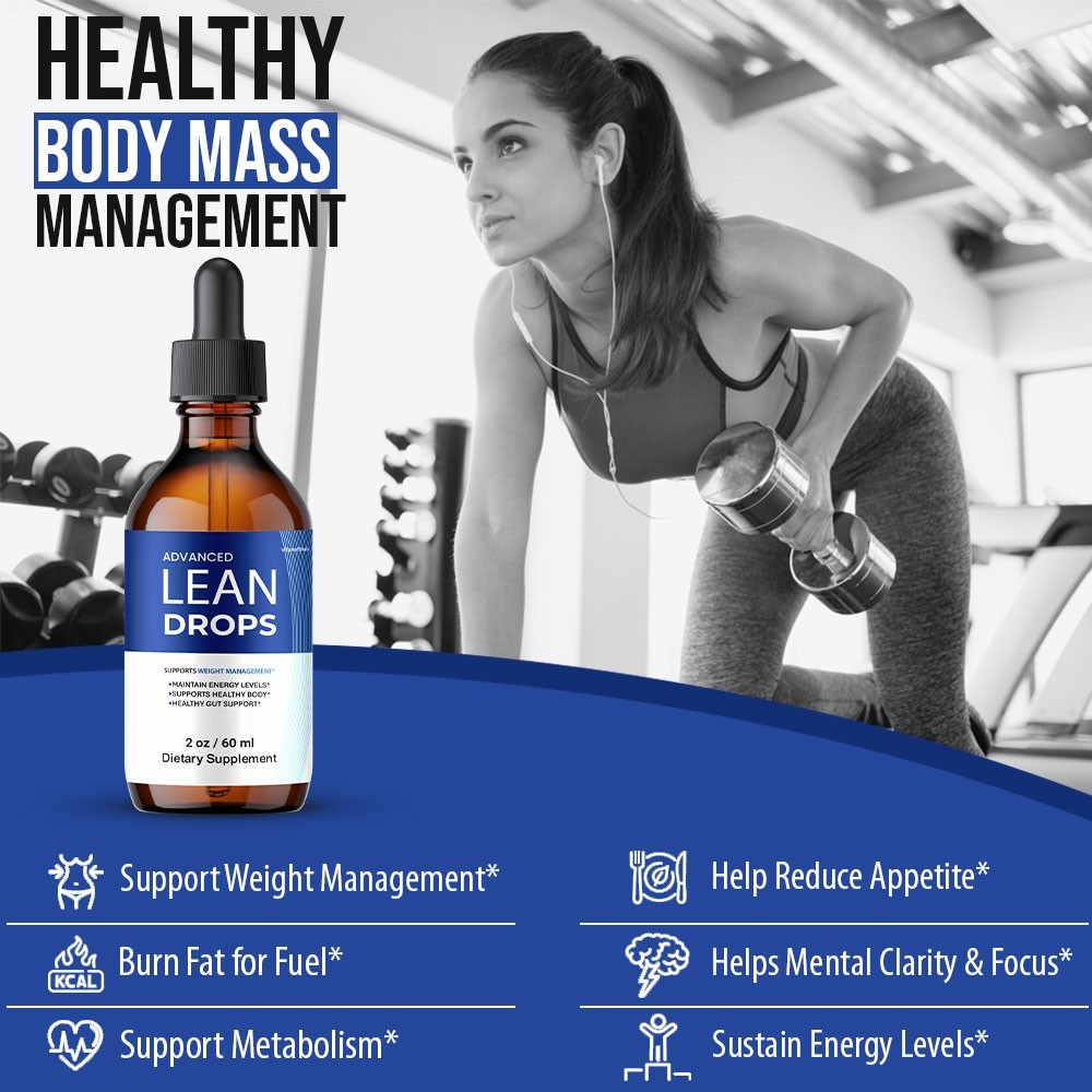 Lean Drops Liquid Supplement, All Natural Max Strength, LeanDrops (2 Pack)