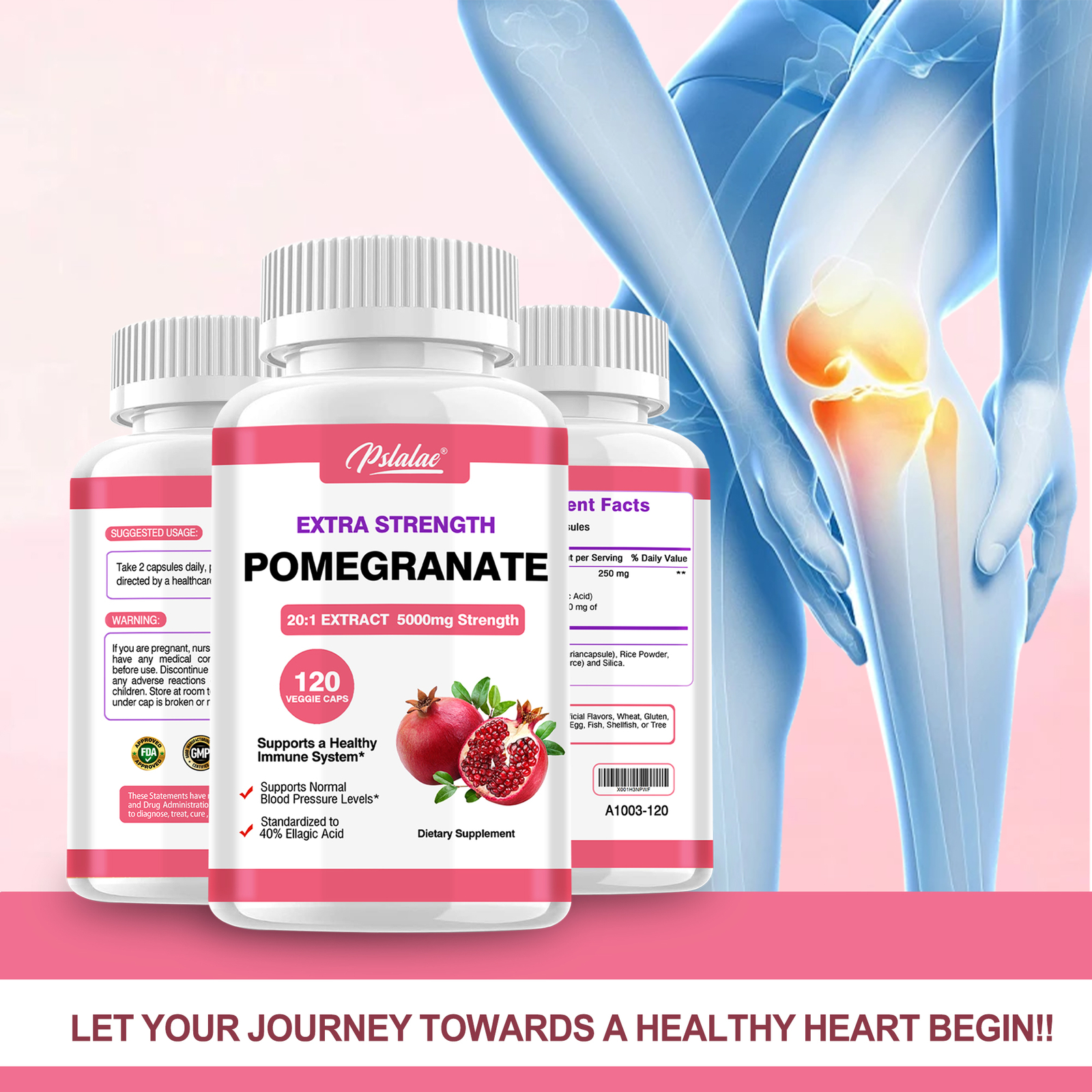 Pomegranate 5000mg – Antioxidant, Anti-ageing & Hormone Support, Heart Health