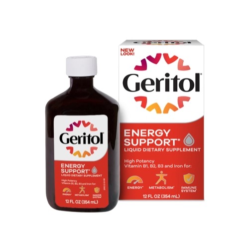 3 Pack Geritol Liquid High Potency Vitamin & Iron Supplement 12Oz Each