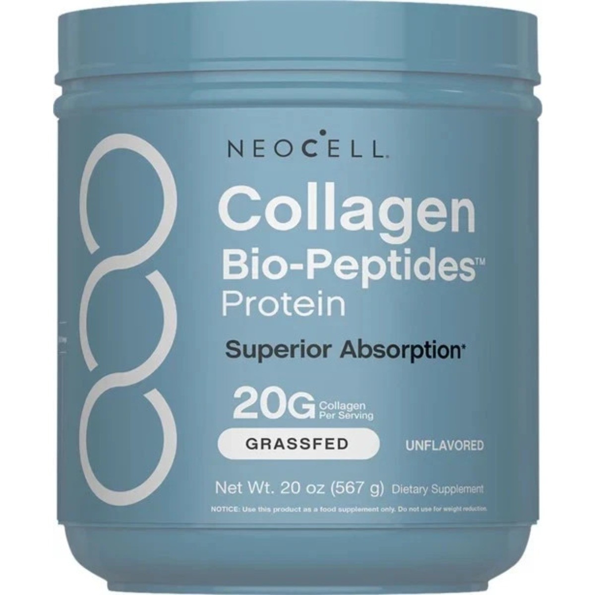 NeoCell Collagen Powder 20oz – Bioactive Formula for Skin & Joint Aid
