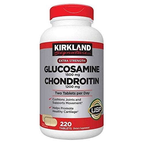 Extra Strength Glucosamine 1500mg & Chondroitin 1200mg – 220 Tablets for Joint H