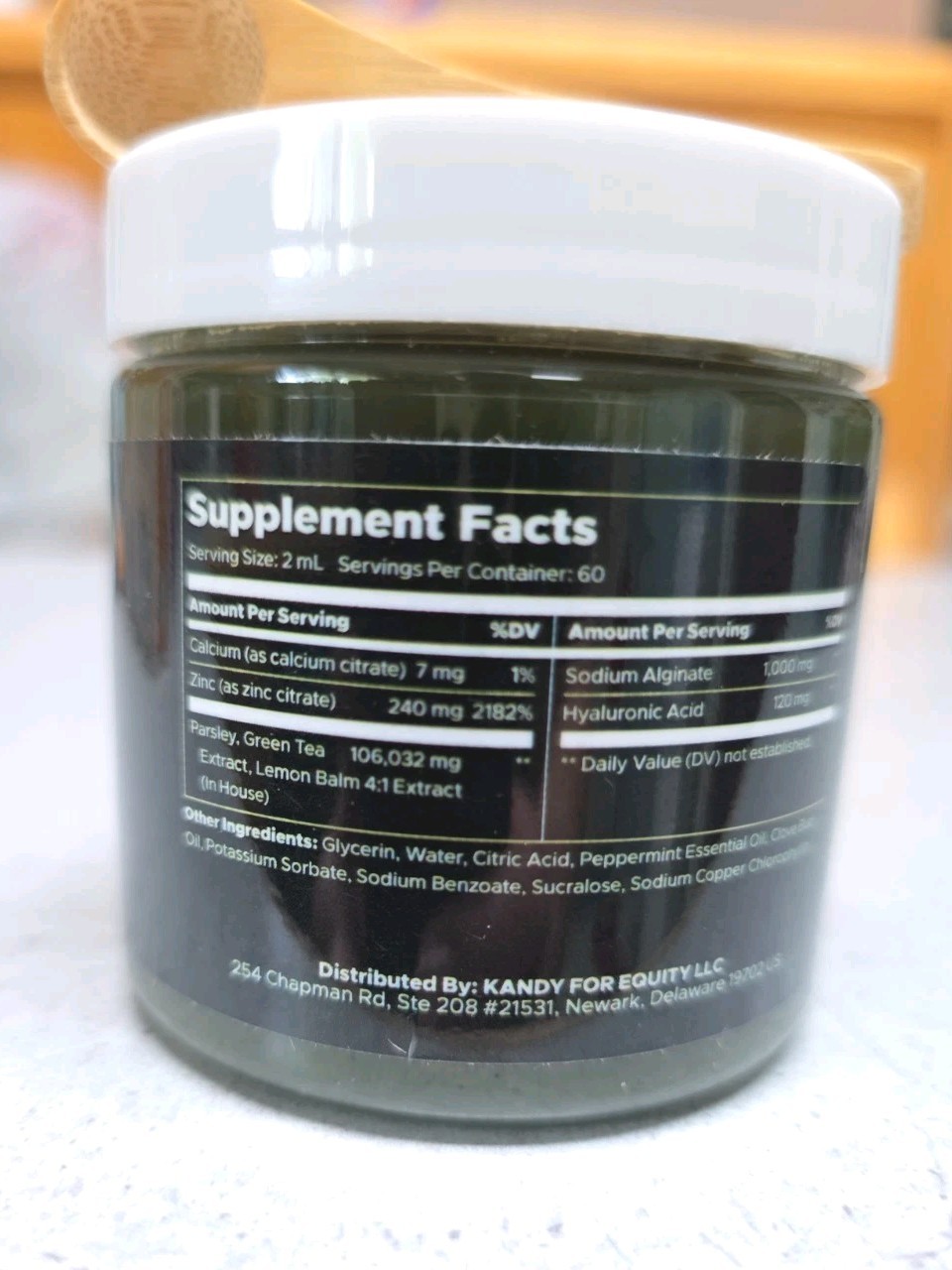 Whisp Odor Control From the Inside Herbal Supplement 4.02 Oz