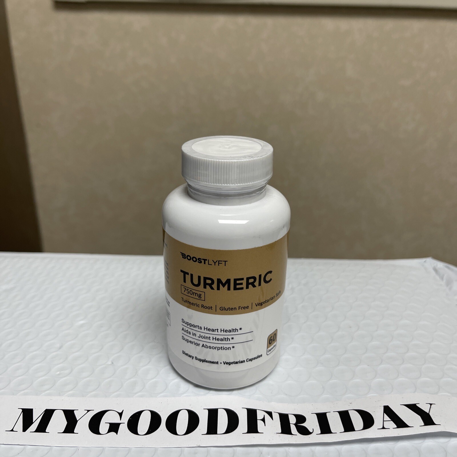 Turmeric Root 750mg Supports Heart Health AIDS In Joint Health 60 Caps 12/2024