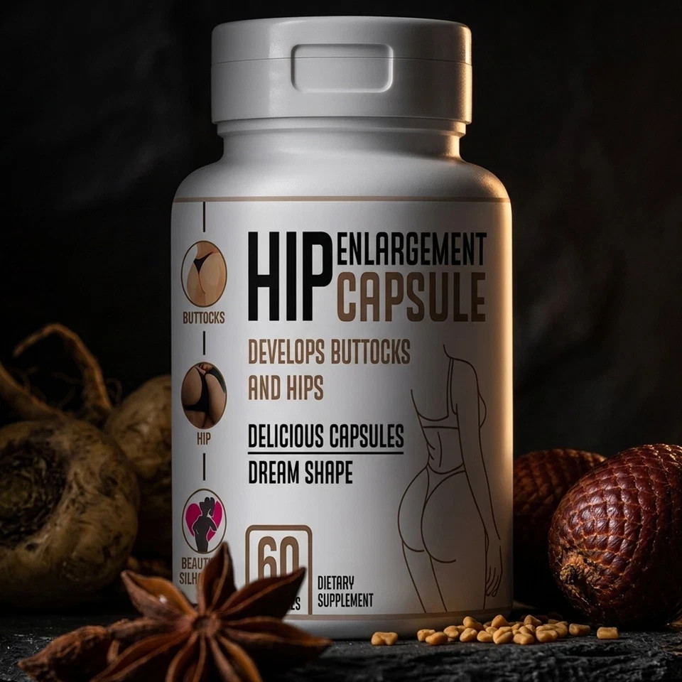 Hip Enlargement Capsule – 30 Days Supply – Herbal Extract For Feminine Growth