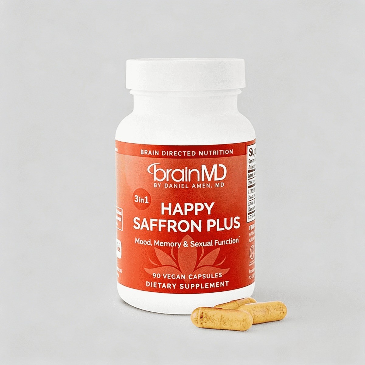 Gluten/Dairy/Egg-Free – BrainMD Happy Saffron Plus: #1 Healthier Happiness