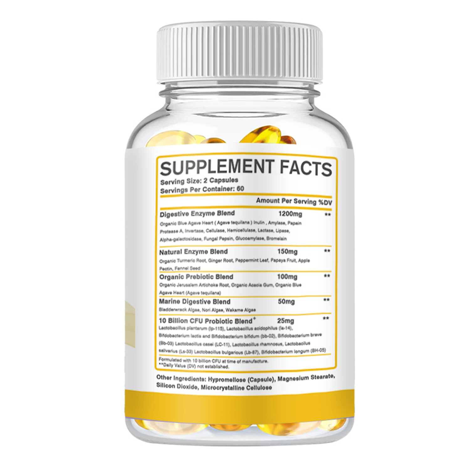 Digestive Enzymes – W/ Prebiotic & Probiotics,Gas,Constipation & Bloating Relief