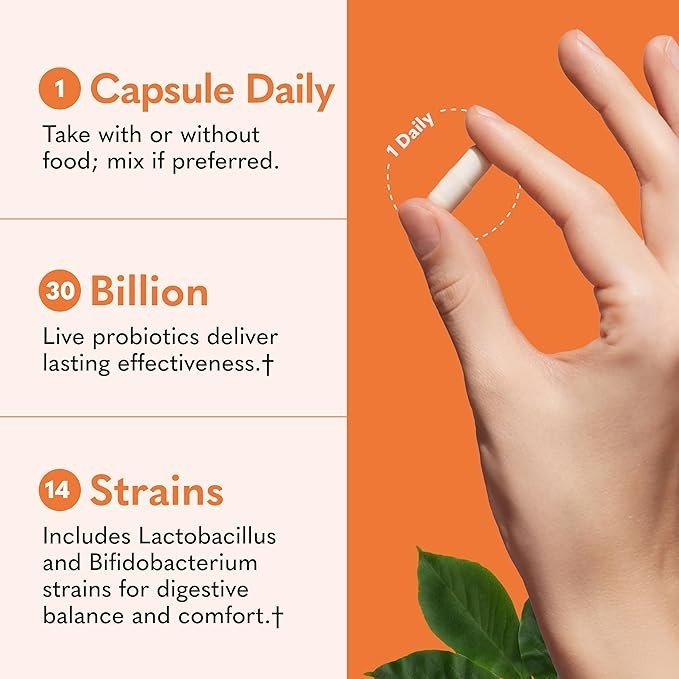 Garden of Life Dr. Formulated Probiotics 30 Billion 30 Veg Caps Exp 06/2026+
